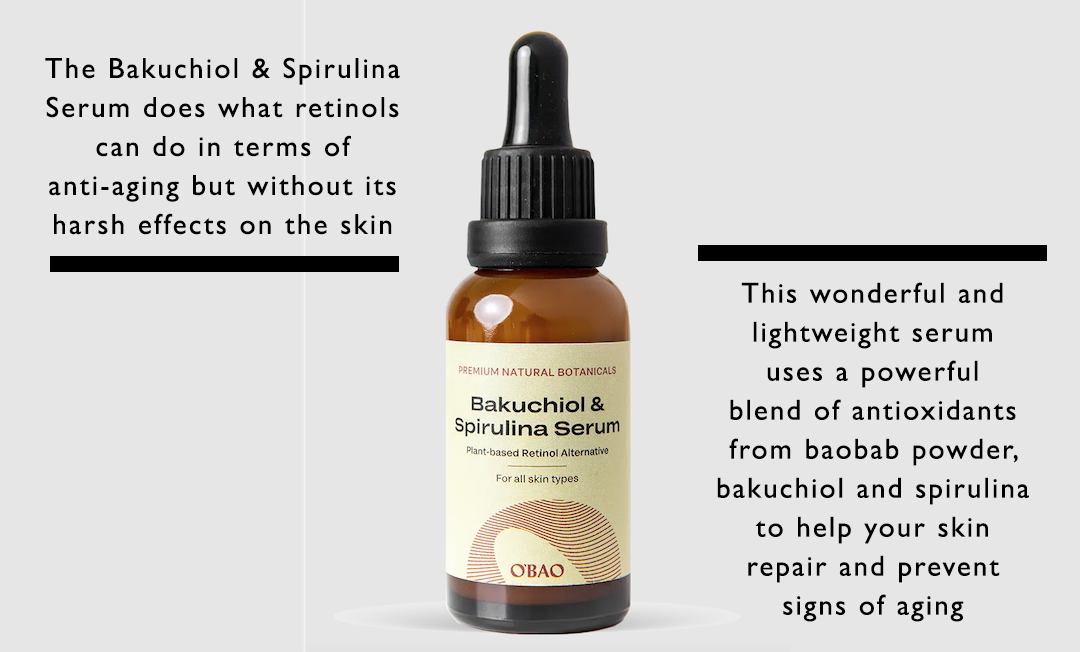 Bakuchiol & Spirulina Serum - Size: 30ml